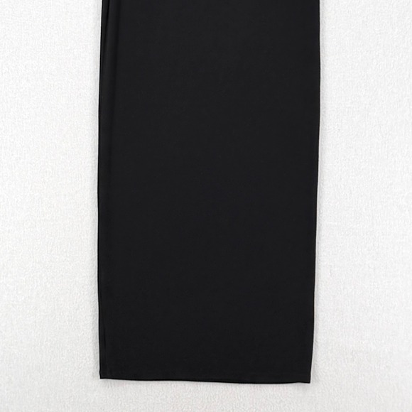 ENZA COSTA Silk Knit Essential Strappy Dress Women Small Black Maxi Long LBD NEW - Picture 8 of 15